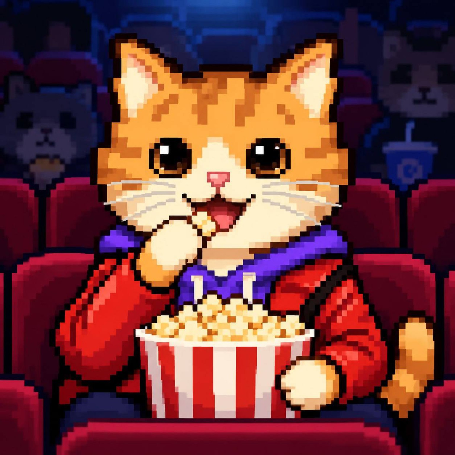 CoinMarketCat at the cinema